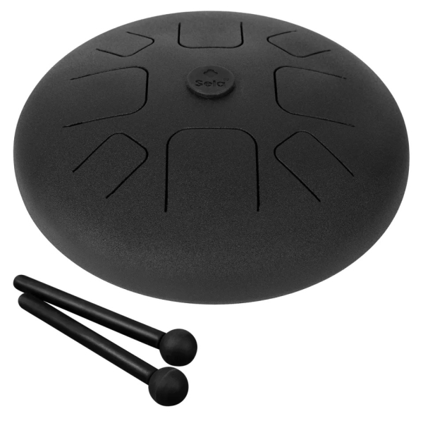 Sela Harmony Tongue Drum 12" - SETD12H1- C-Dur - inkl. Schlägel & Tasche
